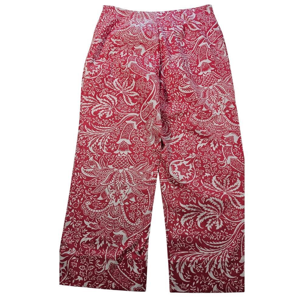 NWT Eric Spencer wide leg side zip pull on pants casual career vintage sz 12 NEW